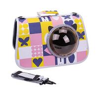 ouquckl Cat Backpack, Portable Pet Cat Carrier Bag Cartoon Kitten Big Capacity Sight-Seeing Window Breathable Pet Carrier Sightseeing