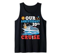 Our 20th Married Anniversary Cruise Wedding Couple Vacation Tank Top