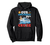 Our 24th Married Anniversary Cruise Wedding Couple Vacation Pullover Hoodie