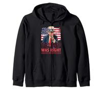 Our 47th President Was Right About Everything - Republican Zip Hoodie