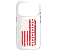 Our 51st state of America American Flag with Canada Maple Case for iPhone 17 Pro