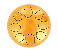 Our 6-Inch Garden Rain Drum Promises Enduring Quality and the Satisfying Sound of Rain, Making It a Must-Have for Any Outdoor Space(Gold)