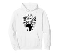 Our African Roots Run Deep Black History Month Afro Pride Pullover Hoodie