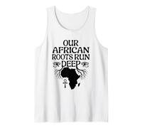 Our African Roots Run Deep Black History Month Afro Pride Tank Top