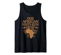 Our African Roots Run Deep Black History Month Afro Pride Tank Top