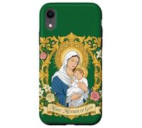 Our Blessed Mary Mother God Baby Jesus Child Catholic Case for iPhone XR