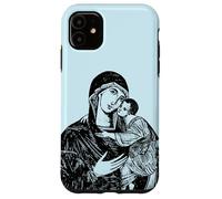 Our Blessed Mother Mary and Child Mater Amabilis Catholic Case for iPhone 11