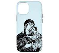Our Blessed Mother Mary and Child Mater Amabilis Catholic Case for iPhone 12/12 Pro