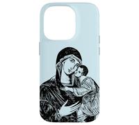 Our Blessed Mother Mary and Child Mater Amabilis Catholic Case for iPhone 14 Pro
