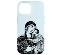 Our Blessed Mother Mary and Child Mater Amabilis Catholic Case for iPhone 15