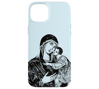 Our Blessed Mother Mary and Child Mater Amabilis Catholic Case for iPhone 15 Plus