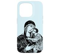 Our Blessed Mother Mary and Child Mater Amabilis Catholic Case for iPhone 15 Pro