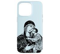 Our Blessed Mother Mary and Child Mater Amabilis Catholic Case for iPhone 15 Pro Max