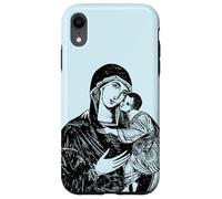 Our Blessed Mother Mary and Child Mater Amabilis Catholic Case for iPhone XR