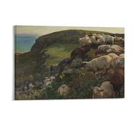 Our British Coast - William-Holmans Hunt Wall Art Poster Poster Cool Artworks Painting Wall Art Canvas Prints Hanging Picture Posters 08x12inch(20x30cm)