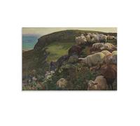 Our British Coast - William-Holmans Hunt Wall Art Poster Posters Art Print Wall Photo Paint Poster Hanging Picture Family Decor 16x24inch(40x60cm)