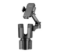 Our car cup holder phone holder made of material features four elastic silicone films inside for extra stability disassemble