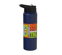 Our Children Will Never Understand Connection Cassette - 90s Stainless Steel Insulated Water Bottle
