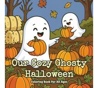 Our Cozy Ghosty Halloween: Coloring Book for Kids: Friendly Ghosts Autumn Fun
