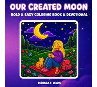 Our Created Moon: Bold & Easy Coloring Book & Devotional