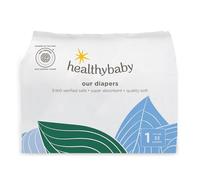 Our Diapers | The First EWG Verified & Microbiome-Friendly Diaper | Size 1 (7-14 lbs) 33 Count | 12-Hour Leak Protection | Made with Organic Cotton & Plant-Derived Materials | Totally Chlorine Free