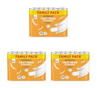 Our Essentials by Amazon Toilet Tissue Classic Roll, 2-ply, 24 Rolls (3 Pack of 24), 200 Sheets per Roll