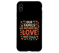Our Family Is Defined by Love Not DNA Adoption Day Family Case for iPhone XS Max