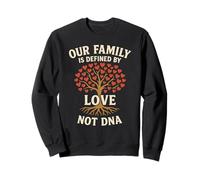 Our Family Is Defined by Love Not DNA Adoption Day Family Sweatshirt