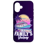 Our Family's Journey Quote Family Cruise Ship Family Holiday Case for iPhone 16