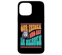 Our Father Who Art In Heaven Fun God Retro Font Jesus Love Case for iPhone 13 Pro Max