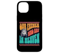 Our Father Who Art In Heaven Fun God Retro Font Jesus Love Case for iPhone 14 Plus