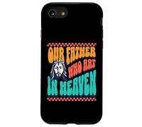 Our Father Who Art In Heaven Fun God Retro Font Jesus Love Case for iPhone SE (2020) / 7/8