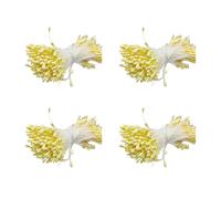 our fave 1050-1600Pcs Artificial Flower Stamens Pistils 2mm Double Heads Matte Floral Stamen for Artificial Flower Making