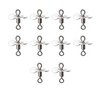 our fave 10Pcs Plug Casting Fly Propeller Spinnerbait Topwater Fishing Lures Stainless Spinnerbait Props Fishing Lures