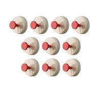 our fave 10Pieces Shower Suction Hooks Sturdy Hanger Suction for Bathroom and Kitchen Practical Wall for Towels Space Saving