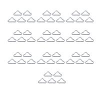 our fave 50Pcs Trampoline Triangular Rings Buckle Connector Highly Strength V Rings Buckles Trampoline Fixers for Indoor Outdoor