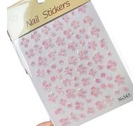 our fave 5D Shining Flower Nails Decals Crystal Design Safe Long Lasts Waterproof Nails Decals