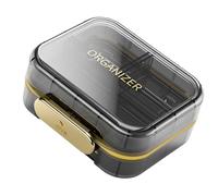 our fave 7 Compartments Travel Pills Organizers,Portable Pills Container Vitamns Organizers,Clear Empty Pills Case Gifts