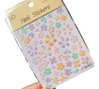our fave Artistic 5D Floral Nails Art Quick Stick Perfect Manicure Removable Nails Designs