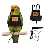 our fave Bird Harness Vest with Leash for Small to Mediums Parrots Flight Training Clothes for Walking and Exercise Small Bird Training Gear