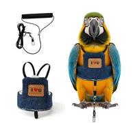 our fave Bird Harness Vest with Leash for Small to Mediums Parrots Flight Training Clothes for Walking and Exercise Small Bird Training Gear
