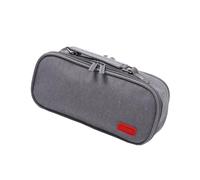 our fave Capacity Pencil Bag with Handle 5 Compartments Canvas Case Travel Makeup Carrying Case for School Zippered Pouches
