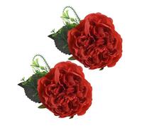 our fave Cloth Flower Curtain Tie Backs Peonys Curtain Tieback Clip Decorative Rope Holdbacks Window Buckles for Window Decoration