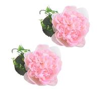 our fave Cloth Flower Curtain Tie Backs Peonys Curtain Tieback Clip Decorative Rope Holdbacks Window Buckles for Window Decoration