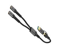 our fave Compactly USB C Adapter Splitter Cable Fast Charging and Data Sync Capabilities for Offices Travel Use Travel USB Extender