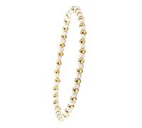 our fave Crafted Mixed Beads Gold Charm Crosses Fashionable Accessory for Coastal Adventures Natural Bead Hand Chain
