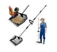 our fave Duty Metal Poultry Waste Shovel with Comfortable Handle for Chicken House Cleaning and Maintenance Chicken Dung Removal Tool
