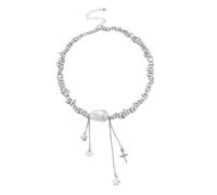 our fave Elaborate Encouraged Stone Chain Flexible Jewelry Inconsistent Beads Star Border Detail Nonallergenic Substance Constantly Wear Inconsistent Stone Sphere Chain
