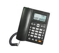 our fave Fixed Line Phone with LCD Screen Telephone for Call Identification and Ergonomic Button Layout Classical Black Business Telephone with LCD Screen