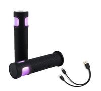 our fave Grips 12 Lighting Effects Charging Night Cycling Handlebars Grips Bike Accessories Rechargeable Handlebars Light